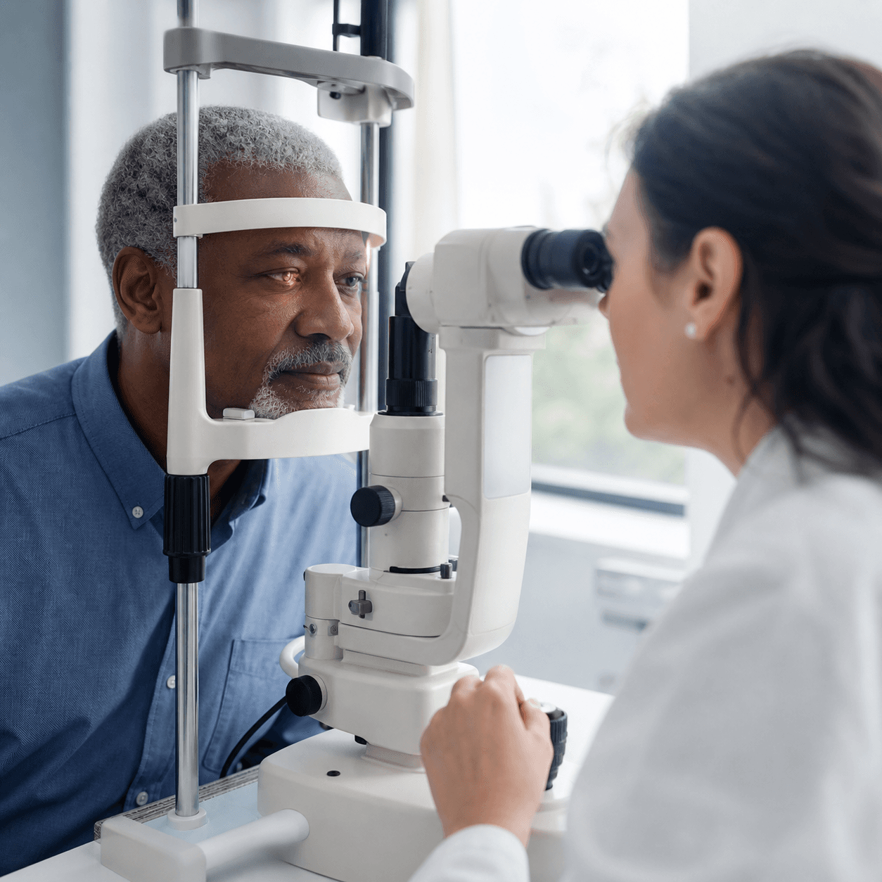 Dépistage du glaucome lors d'un examen ophtalmologique